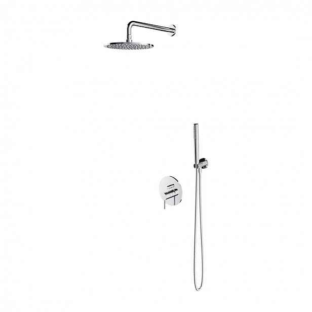 OMNIRES Y - Sprchový set s baterií pod omítku, s tělesem, průměr 25 cm, chrom SYSY35CR