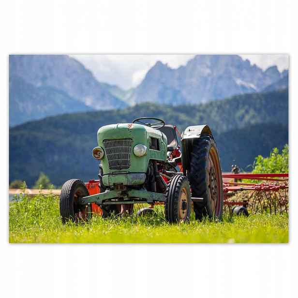 Plakáty 185x125 Starý traktor v Alpách
