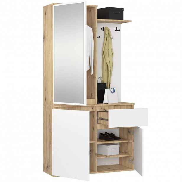 RAUMHIRSCH FURNITURE ŠATNÍK dub bílý 95/183/35