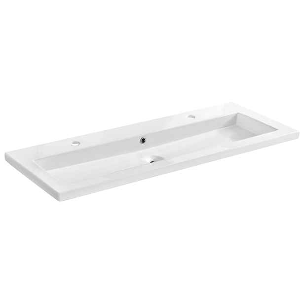 ArtCom Keramické umyvadlo SPIRIT UM-8070-120 | bílý lesk 120 cm