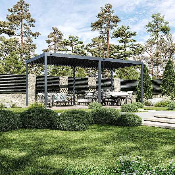 Bioklimatická pergola ECO 6x3 m Rojaplast