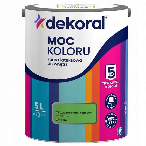 Dekoral Barva Barva Color Power Definitely Green 5L