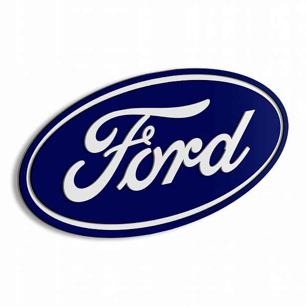 Dřevěný 3D obraz Logo Ford Nástěnná Dekorace Dárek
