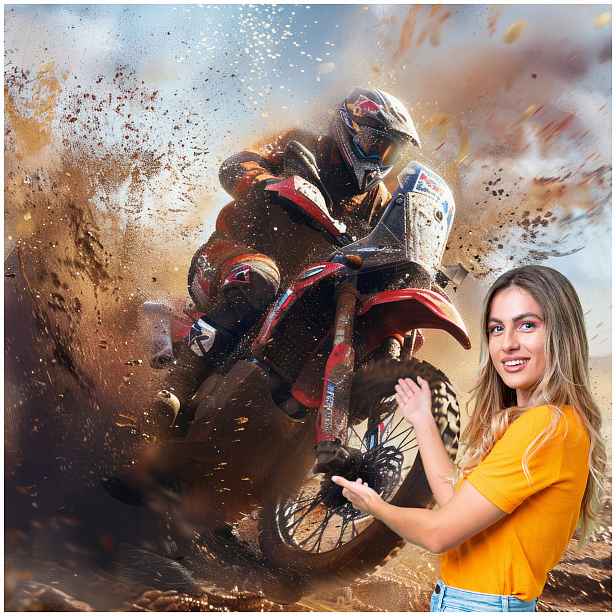 Fototapeta 3D Pro Mládež Auto Motocykl 392x260 DMSM02F