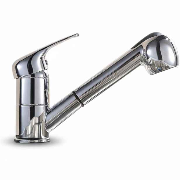 Kuchyňský Kohout S Vytahovací Sprškou Chrom 2 Proudy Stojánková Baterie
