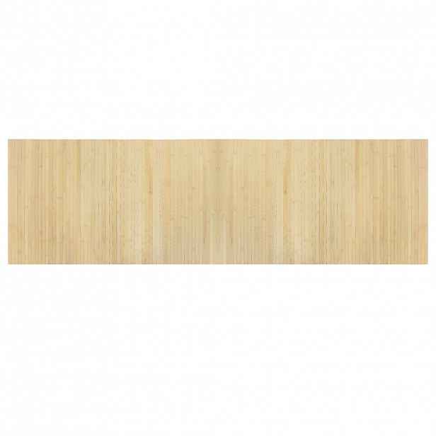 vidaXL Koberec obdélníkový světle přírodní 60 x 200 cm bambus