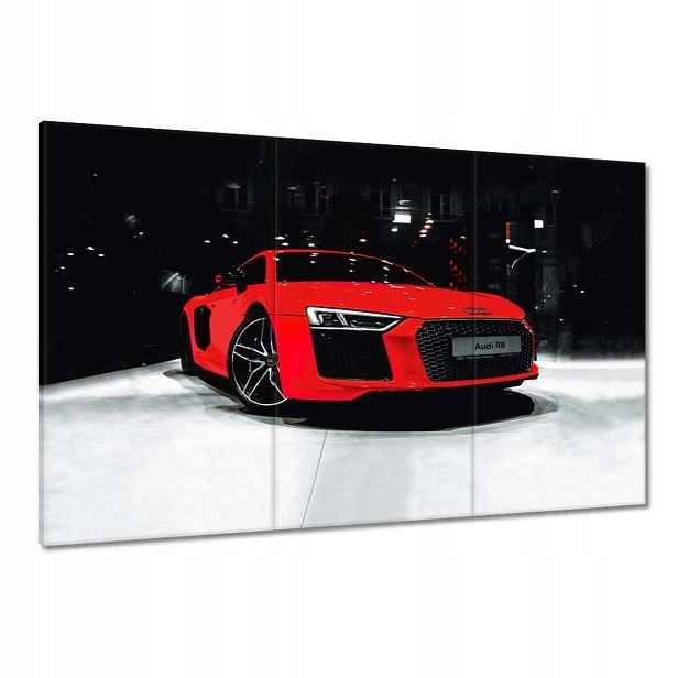 Obrazy 120x80 Červené Audi Audica R8