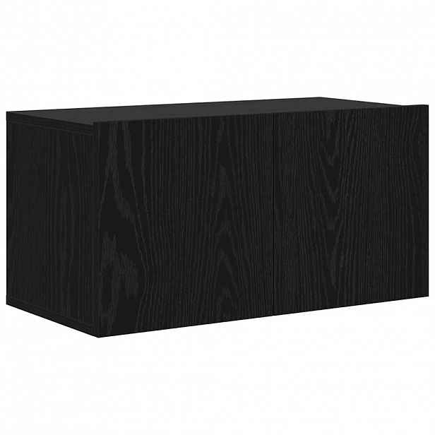 vidaXL Sestava TV skříněk 60 x 30 x 30 cm Černá Kompozitní dřevo