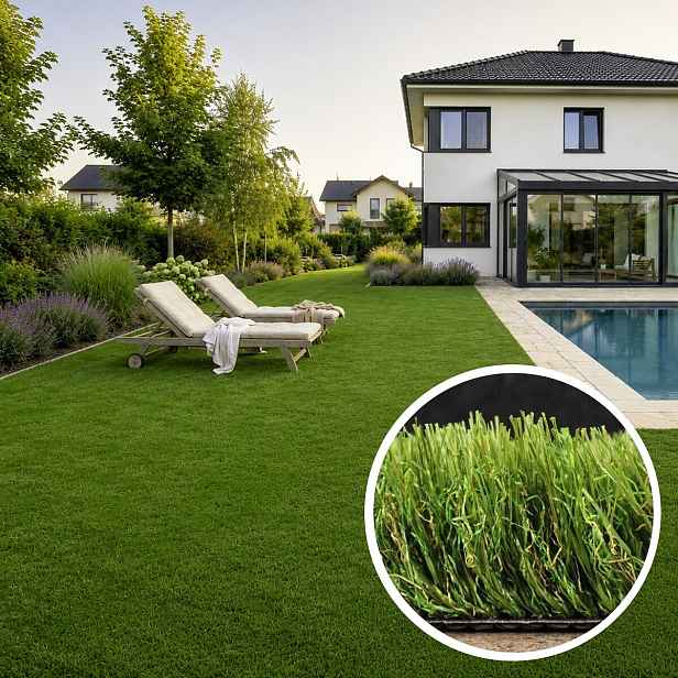 AKCE: 200x250 cm Umělá tráva Princess, zelená, exteriér, Artificial grass specialists