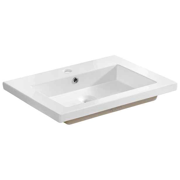 ArtCom Keramické umyvadlo SPIRIT UM-8070-60 | bílý lesk 60 cm