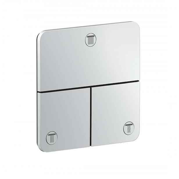 Axor ShowerSelect ID - Ventil pod omítku pro 3 spotřebiče, chrom 36781000