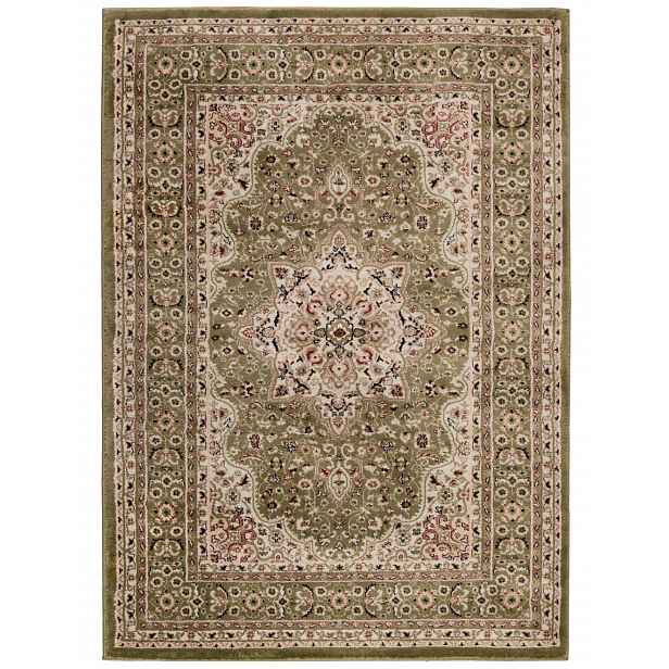 Koberec Klasický Orientální 240x340 cm Retro Vintage Obývací pokoj Ložnice Zelená