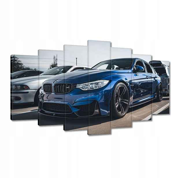 Obrazy 140x80 Modré Bmw M3 Auto