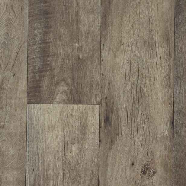 PVC podlaha - lino Texalino Supreme 691 M Valley Oak - dub, na míru, šíře 2m,3m,4m,5m, hnědá, filc, chodba / předsíň, Beauflor