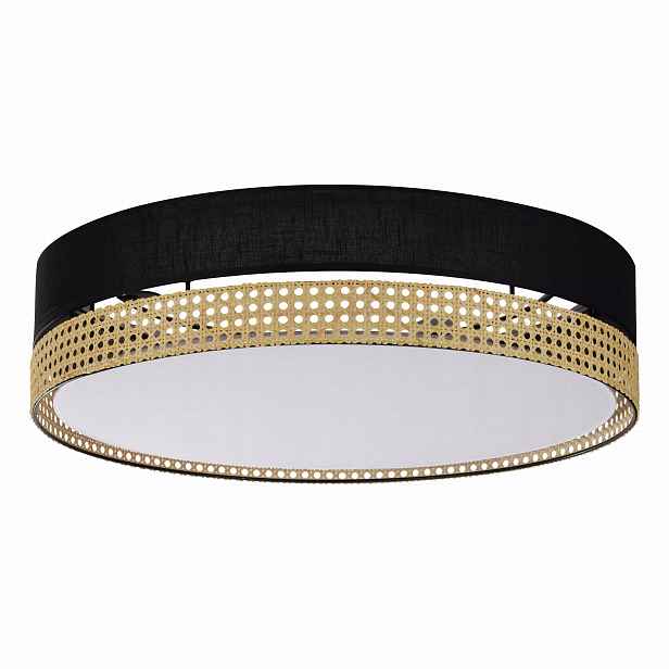 Stropní svítidlo ratanová kulatá černá bílá moderní 60 cm TK-Lighting