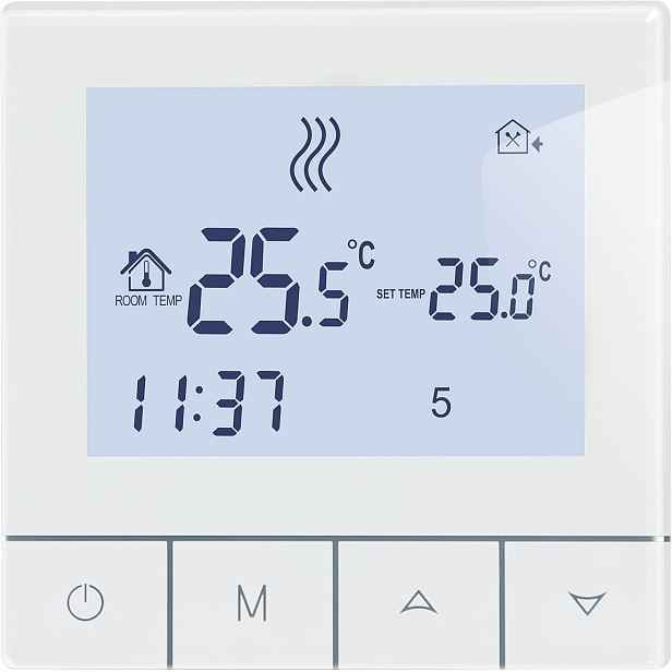 Termostat pro elektrické podlahové vytápění – bílý (TDS75-EP)