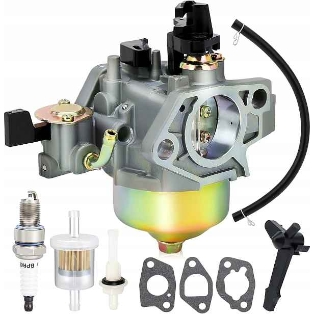 Karburátor Pro Honda Gx GX340 GX390 Kohoutek Těsnění Kabel Svíčka Palivový Filtr