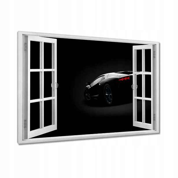 Obrazy 120x80 Černá fura Auto