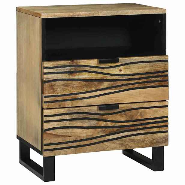 vidaXL Noční skříňka Přírodní 50 x 33 x 62 cm Kompozitní dřevo