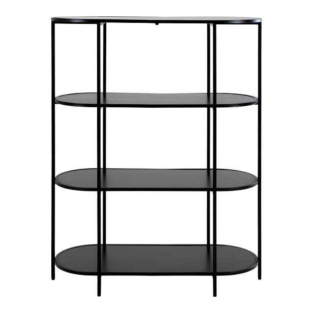 Černá knihovna 36x111 cm Vita - House Nordic
