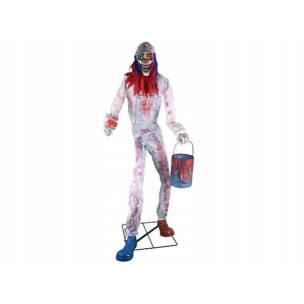 Dekorace Démonický klaun Halloween Klaun stvoření 213 cm