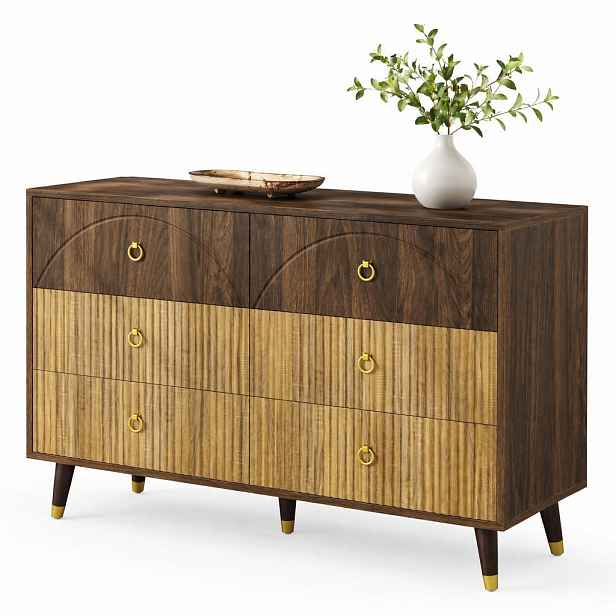 STILVORA KUCHYŇSKÁ SKŘÍŇ přírodní, úložný prostor, moderní design, do obývacího pokoje a jídelny, 120×40×81 cm