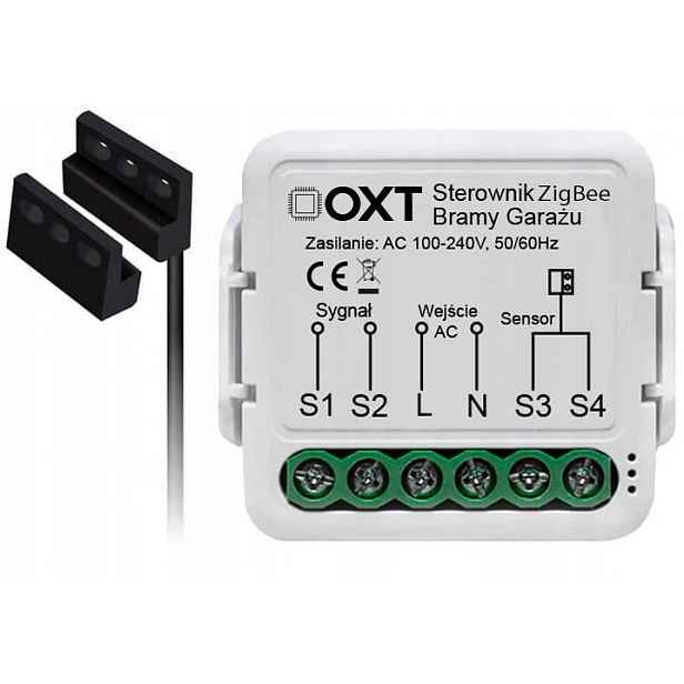 Modul Oxt se senzorem pro motor garážové brány ZigBee Tuya T250G