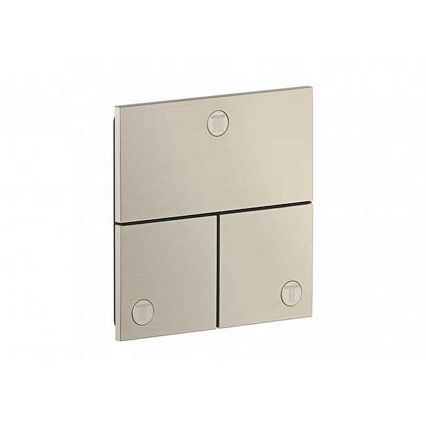 Axor ShowerSelect ID - Ventil pod omítku pro 3 spotřebiče, kartáčovaný nikl 36780820