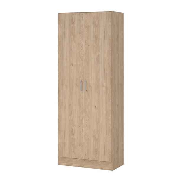 Šatní skříň v dekoru dubu v přírodní barvě 70x181x36 cm Focus – Tvilum