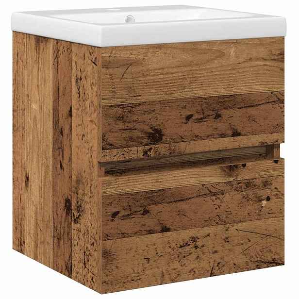 vidaXL Skříňka pod umyvadlo Černý dub 80 x 39 x 62 cm Kompozitní dřevo