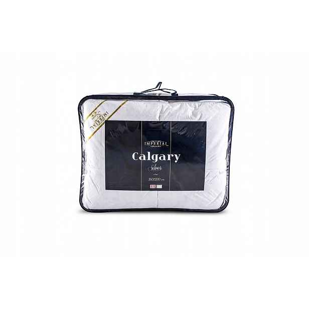 Amw Přikrývka Calgary Silver 160 x 200 1400 g bílá