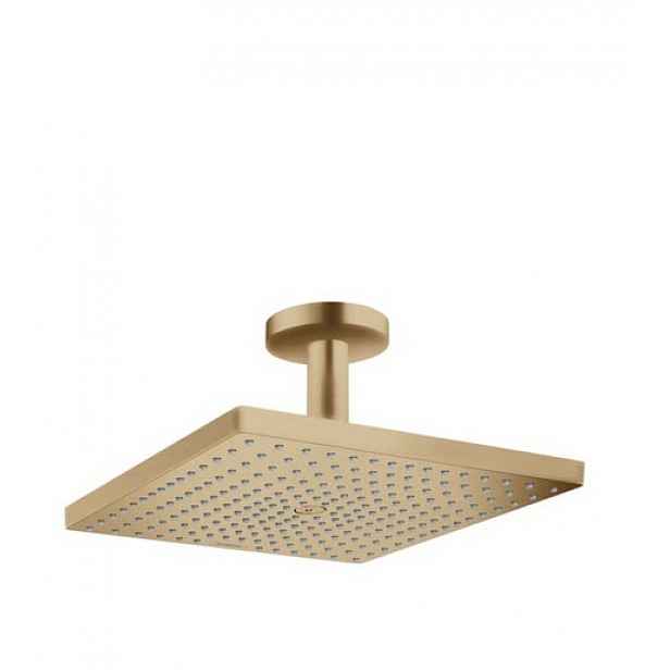 Hlavová sprcha Hansgrohe Raindance strop včetně sprchového ramena kartáčovaný bronz 26250140