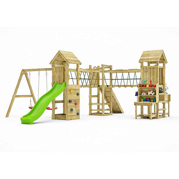 Marimex | Dětské hřiště Marimex Play Basic 012 + zelená skluzavka | 11640639