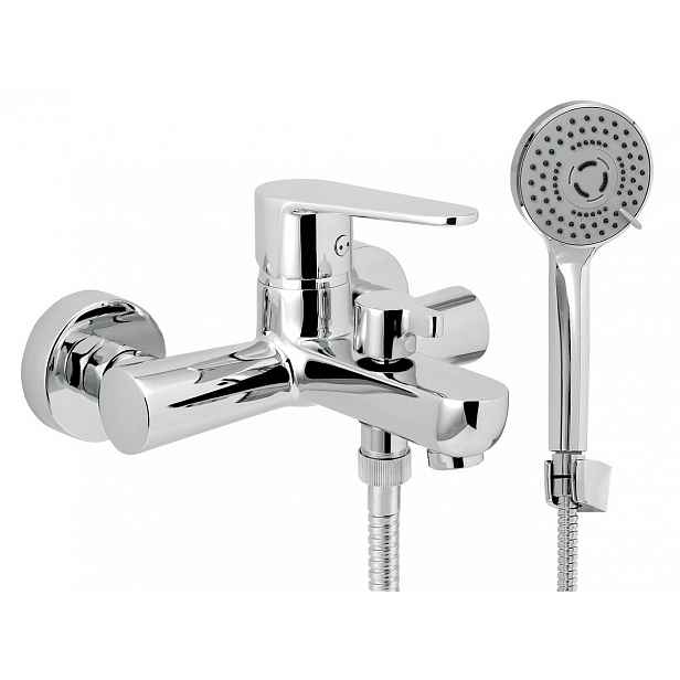 Vanová baterie Novaservis Titania Fresh Eco se sprchovým setem 150 mm chrom 96021,0E