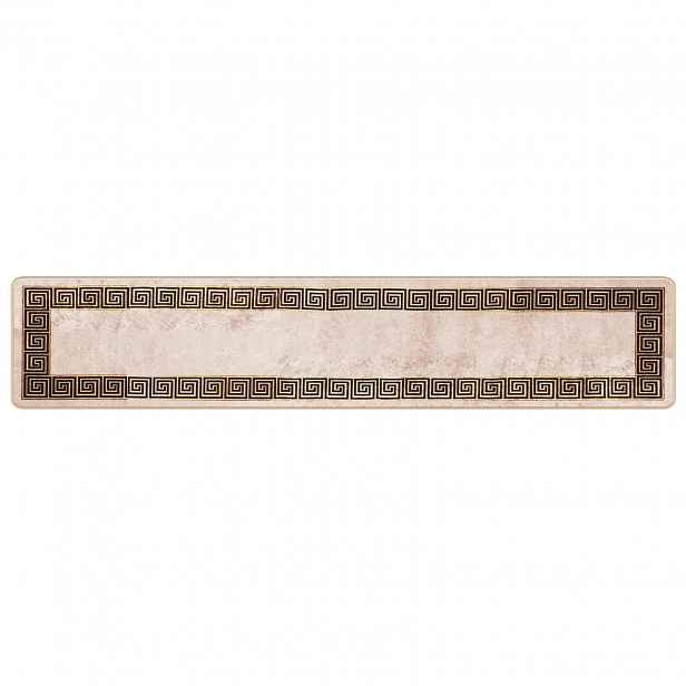 vidaXL Běhoun MARSA Černá 50 x 250 cm Polyester a PVC