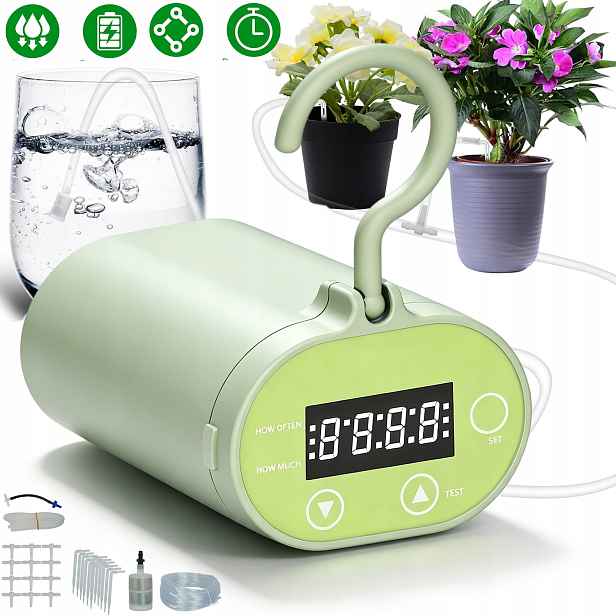 Automatická Konev Pro Zavlažování S Časovačem Zavlažování, Postřikovací, 2000 Mah