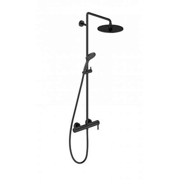 Duravit C.1 - Sprchový set s baterií, matná černá C14280007046