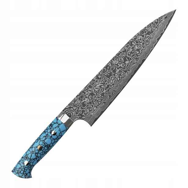 Nůž Šéfkuchaře Takeshi Saji Btq R-2 Black 21 cm ocel R-2 laminát
