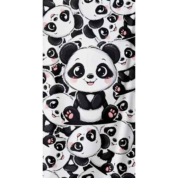 Ručník Panda Ručník Pandy Veselé Medvídci Plážový Ručník 70x140
