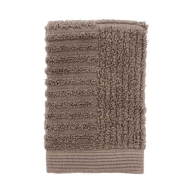 Taupe froté bavlněný ručník 30x30 cm Classic – Zone