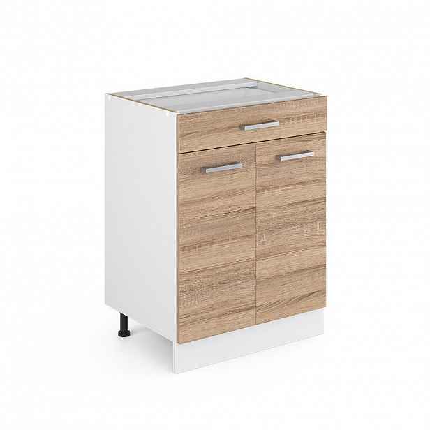 Vicco UNIVERZÁLNÍ ZÁKLADNÍ JEDNOTKA R-Line Sonoma 60 cm se zásuvkami, bez pracovní desky