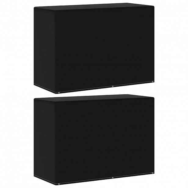 vidaXL Plachty na zahradní nábytek a grily 2 ks 6 oček 180x80x125 cm