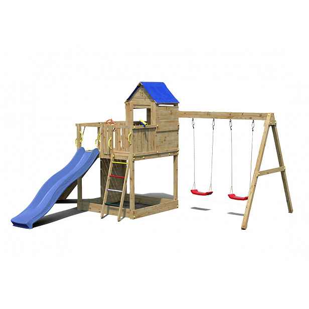 Marimex | Dětské hřiště Marimex Play Basic 014 + zelená skluzavka | 11640645