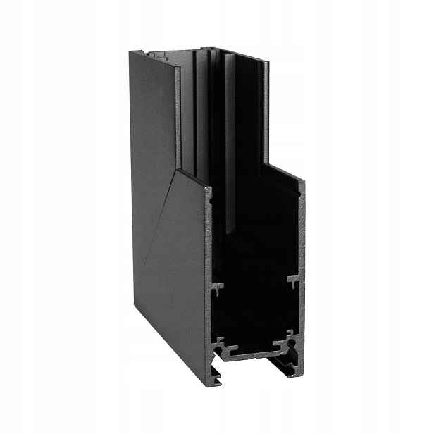 Maxlight Úhelník černý pro lišty MT0001, MT0002, IP20, 48V, hliník