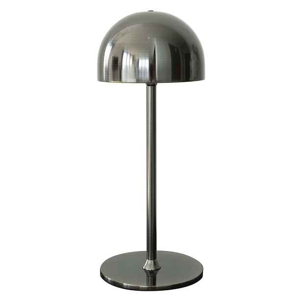 Tmavě šedá LED stolní lampa na dálkové ovládání s kovovým stínidlem (výška 30 cm) Tim – Sirius