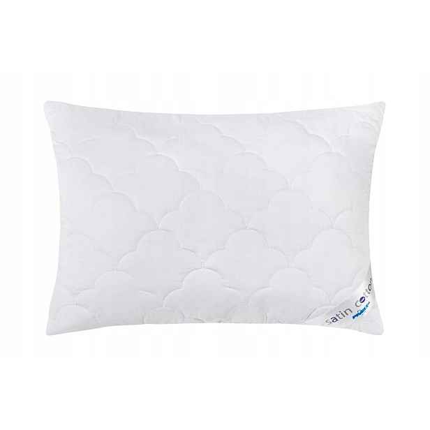 Antialergický polštář 50x70 Satin Cotton 550 g bílý