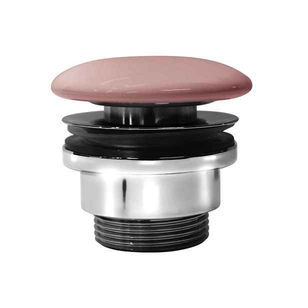 GSI umyvadlová výpust 5/4“, neuzavíratelná, keramická zátka, 5-65mm, blush mat