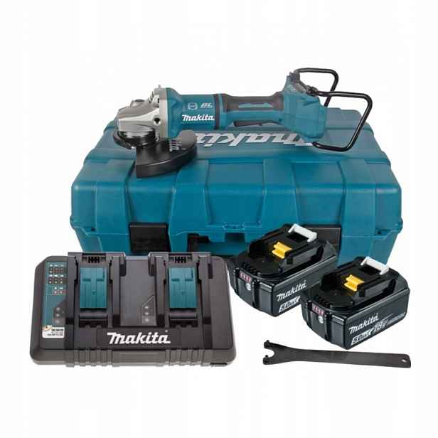 Makita DGA900PT2 Úhlová bruska 230 mm 18 V 2x5,0 Ah