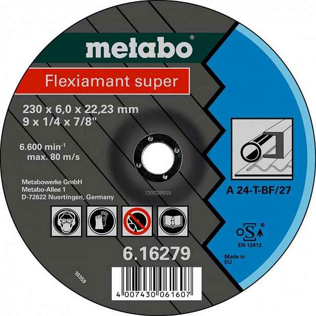 Metabo - Brusný kotouč na kov 125x22,23 mm 616486000