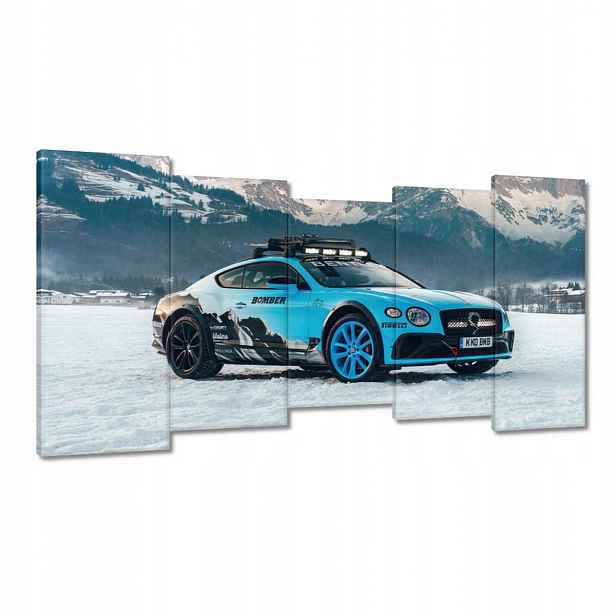 Obrazy 150x80 Bentley v zimním období Zima